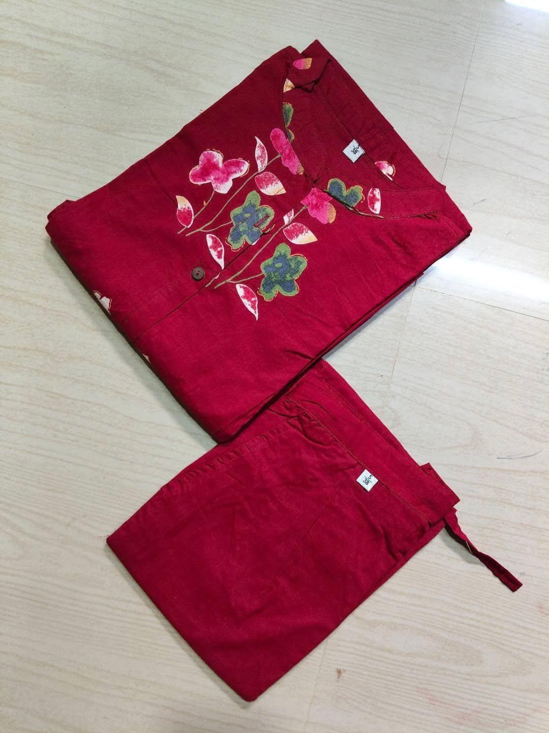 A  Line Cotton Kurti  AL57