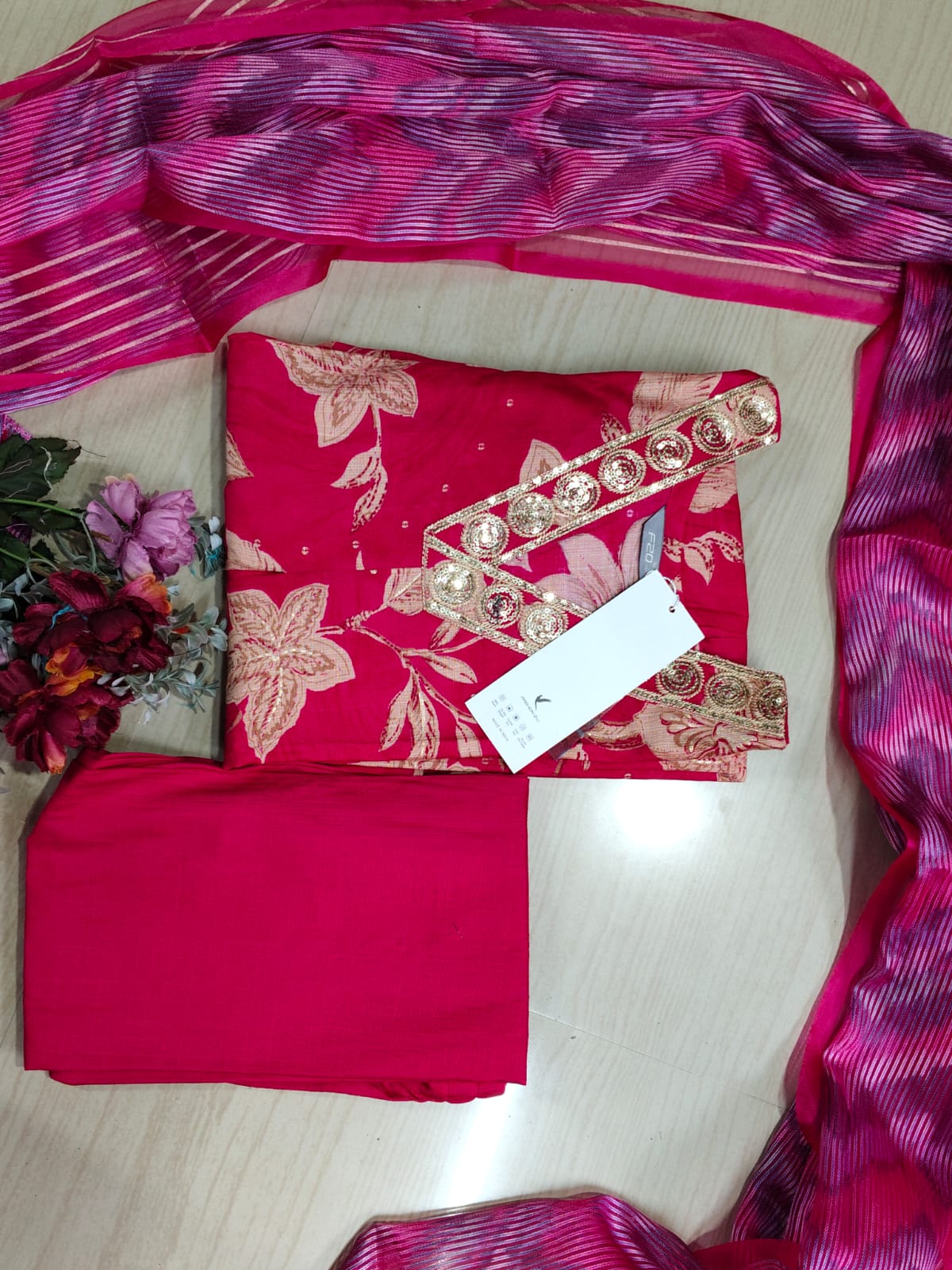 Perimum Vetican A LIne Anarkali Silk Kurti - VSK57