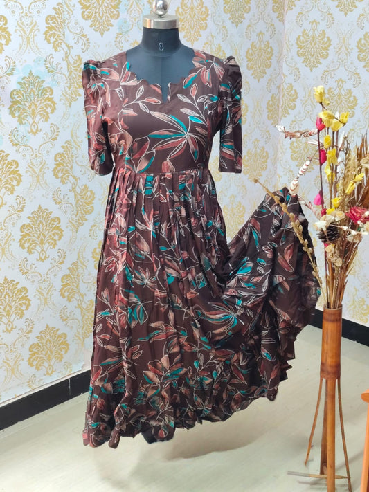 Premium Rayon Feeding Frock  IFF58