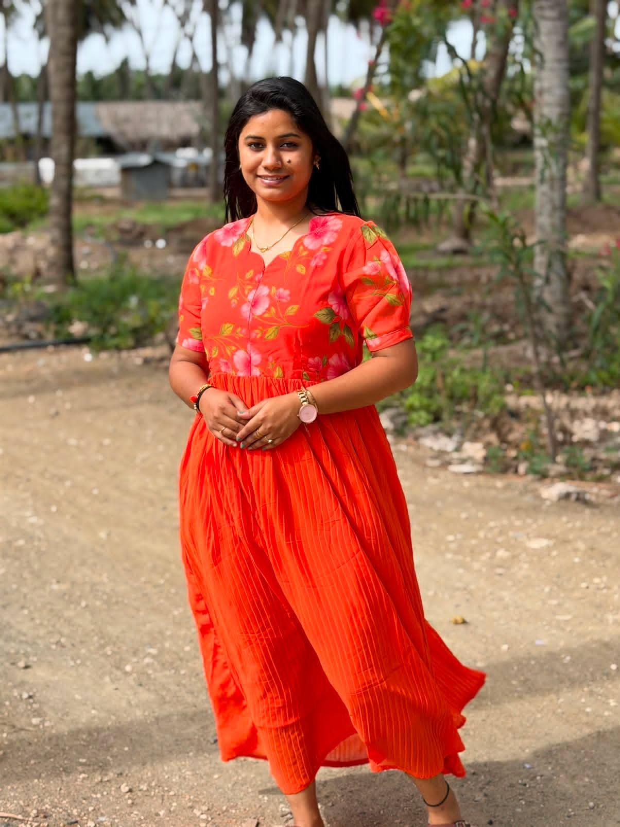 Georgette Feeding Frock GEF05