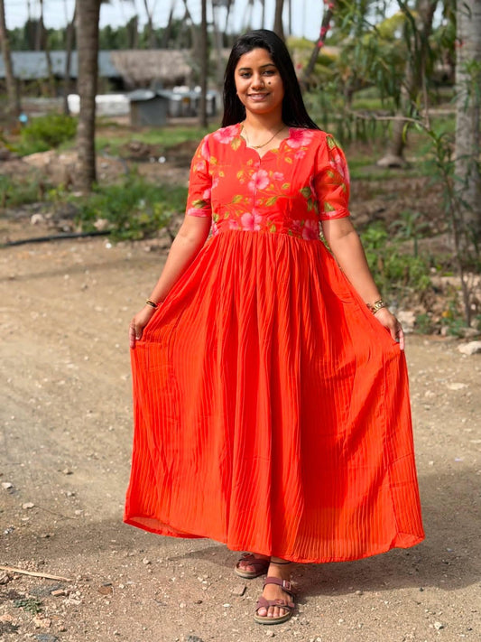 Georgette Feeding Frock GEF05