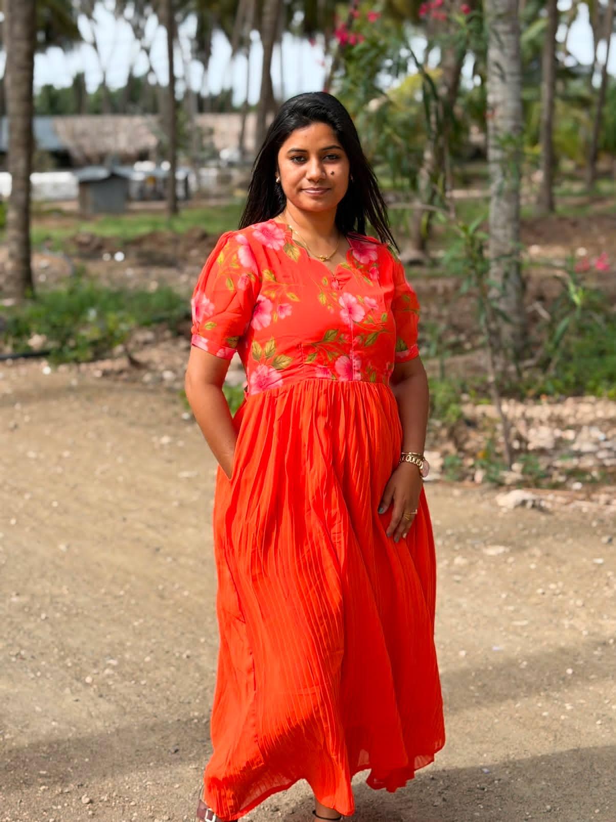 Georgette Feeding Frock GEF05