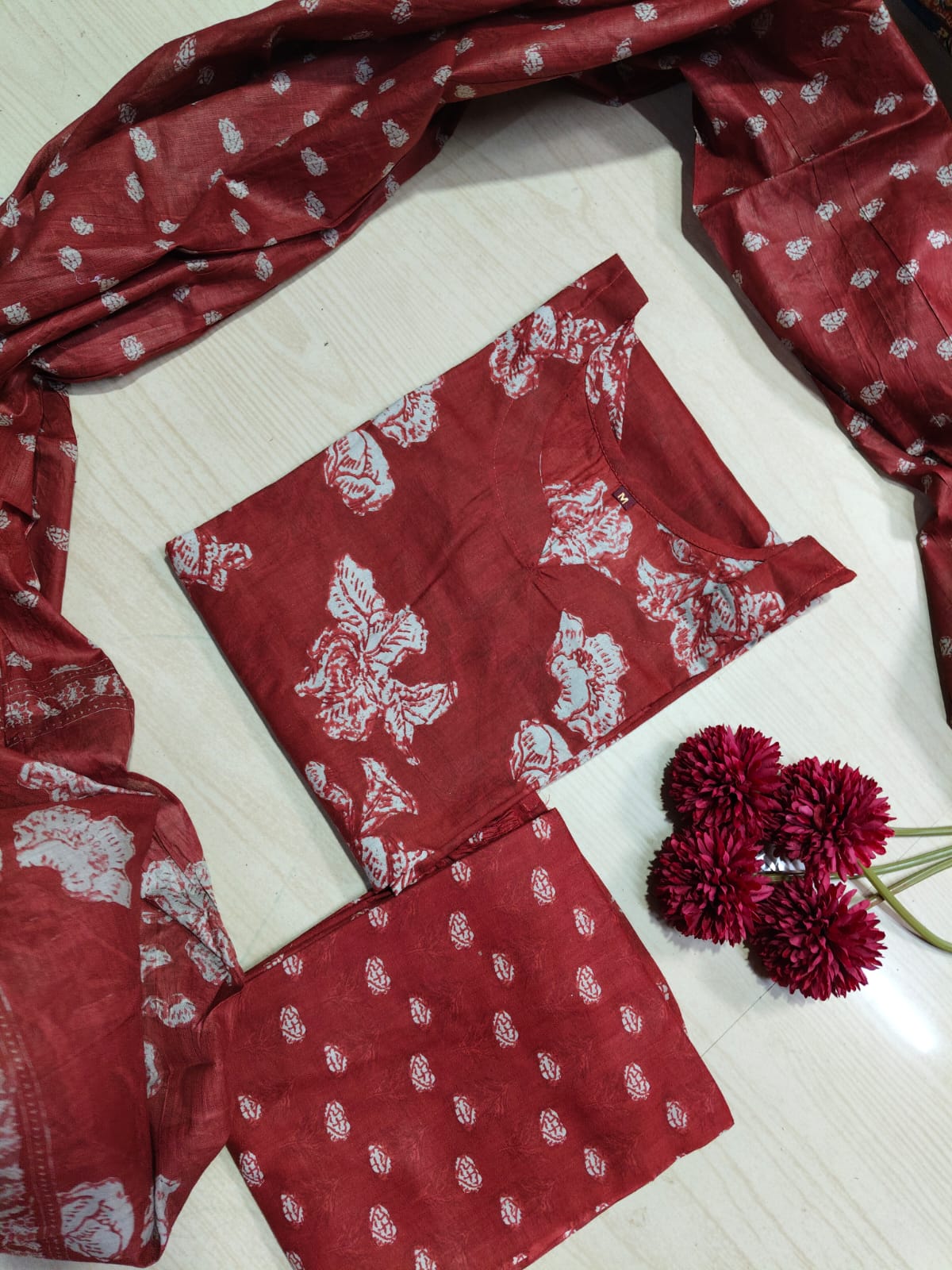 Petals Dupatta Sets  FDS05