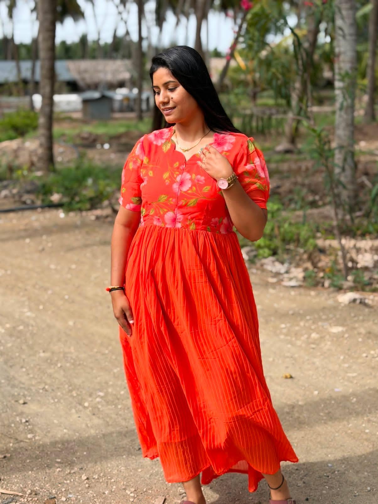 Georgette Feeding Frock GEF05