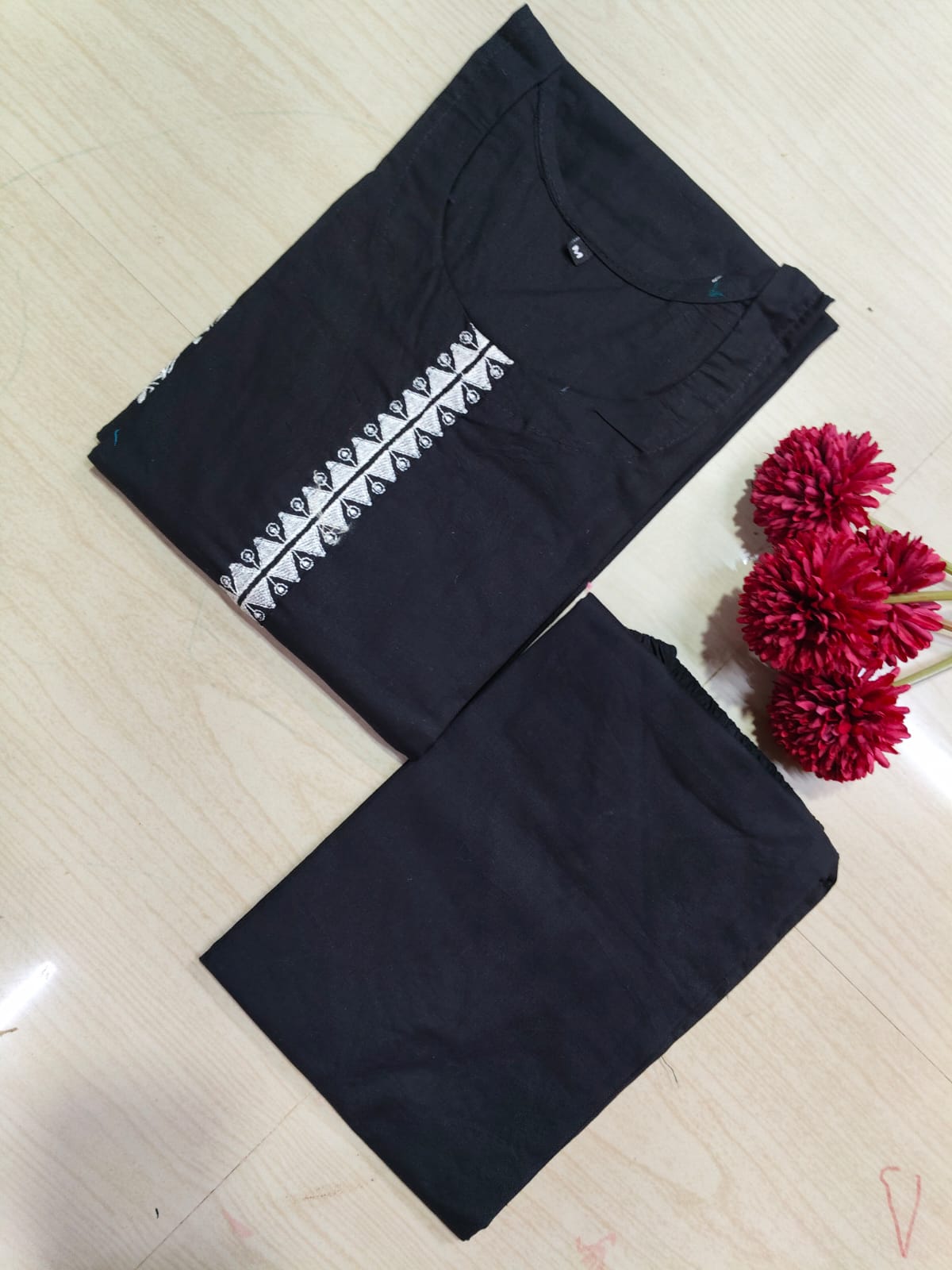 V neck Kurthi with Pant  ALN05