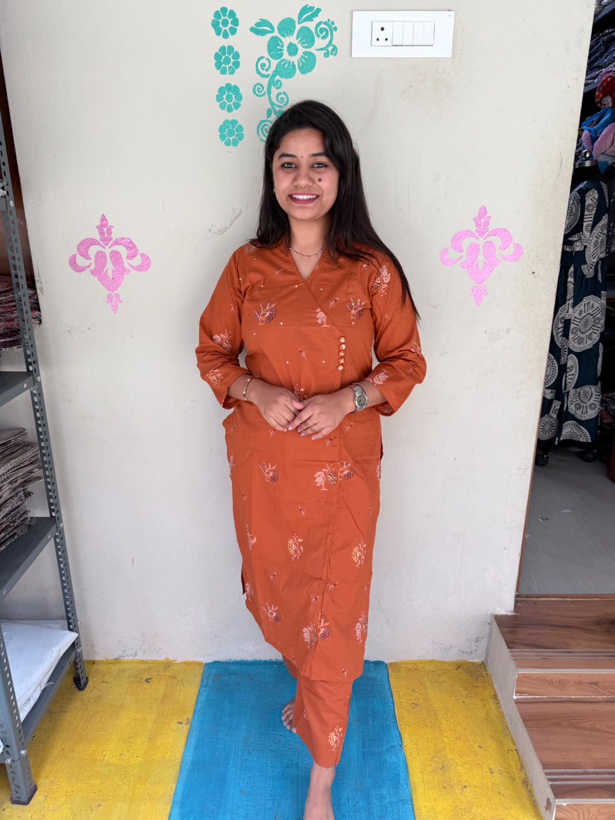 A  Line Cotton Kurti  AL61