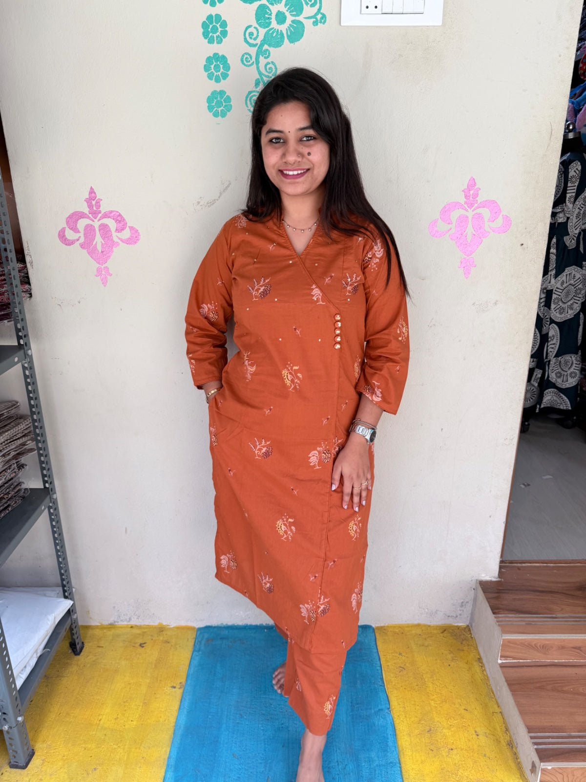 A  Line Cotton Kurti  AL61
