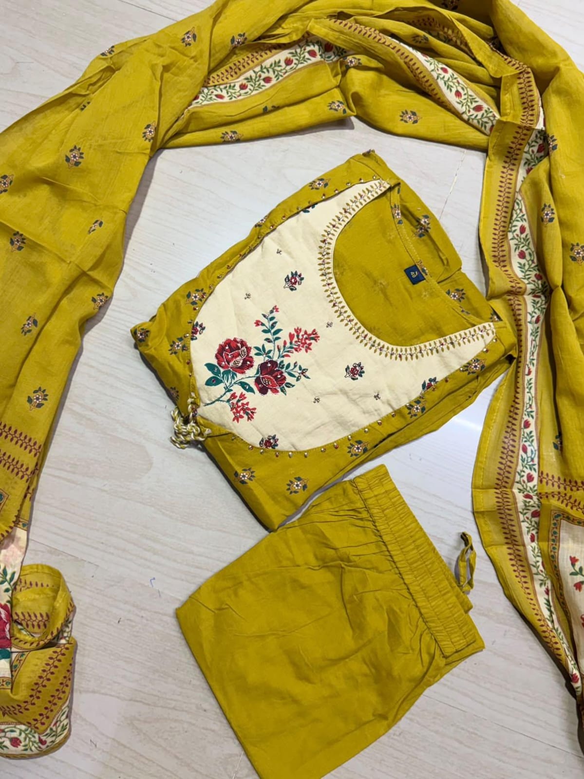 Cotton Floral Anarkali - CA63