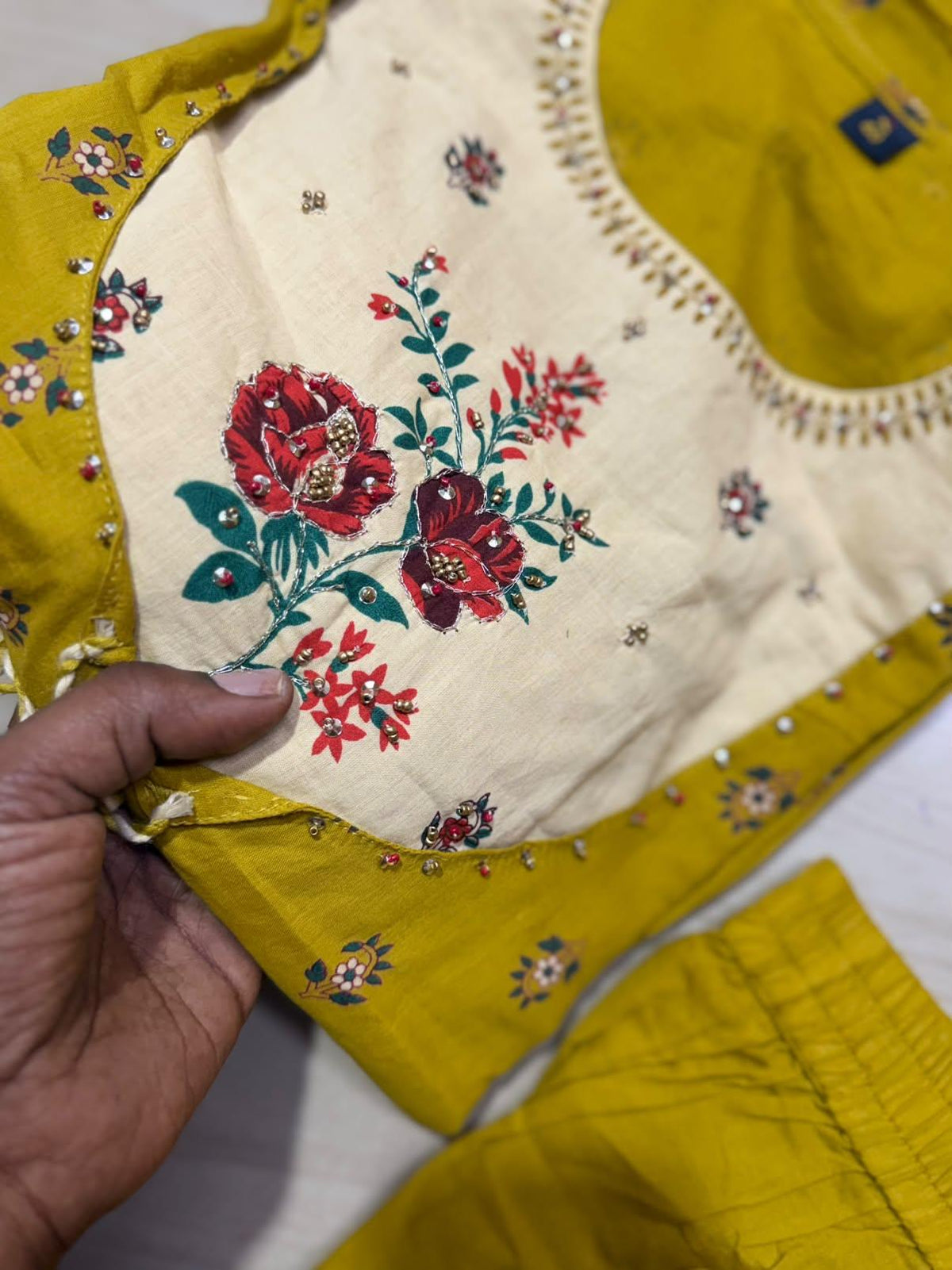 Cotton Floral Anarkali - CA63