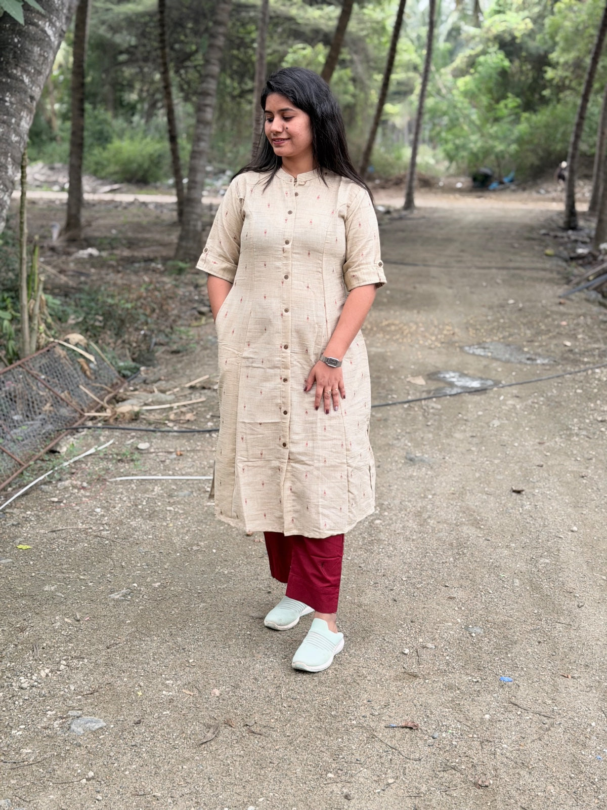 A  Line Cotton Kurti  AL64