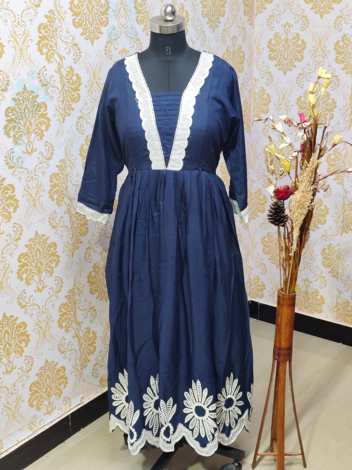 Muslin Feeding Frock  IFF64