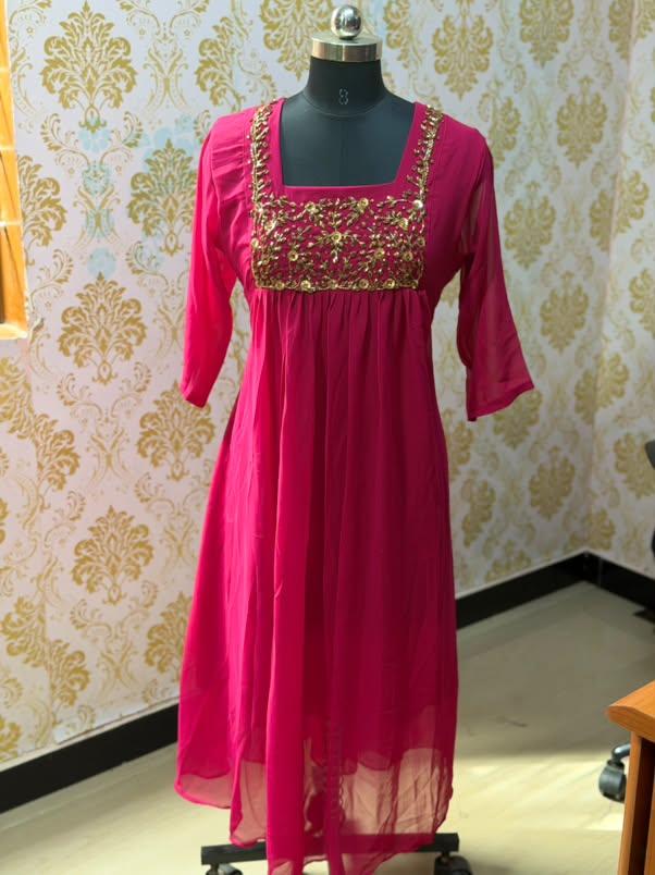 Georgette Floral Frock GFF65