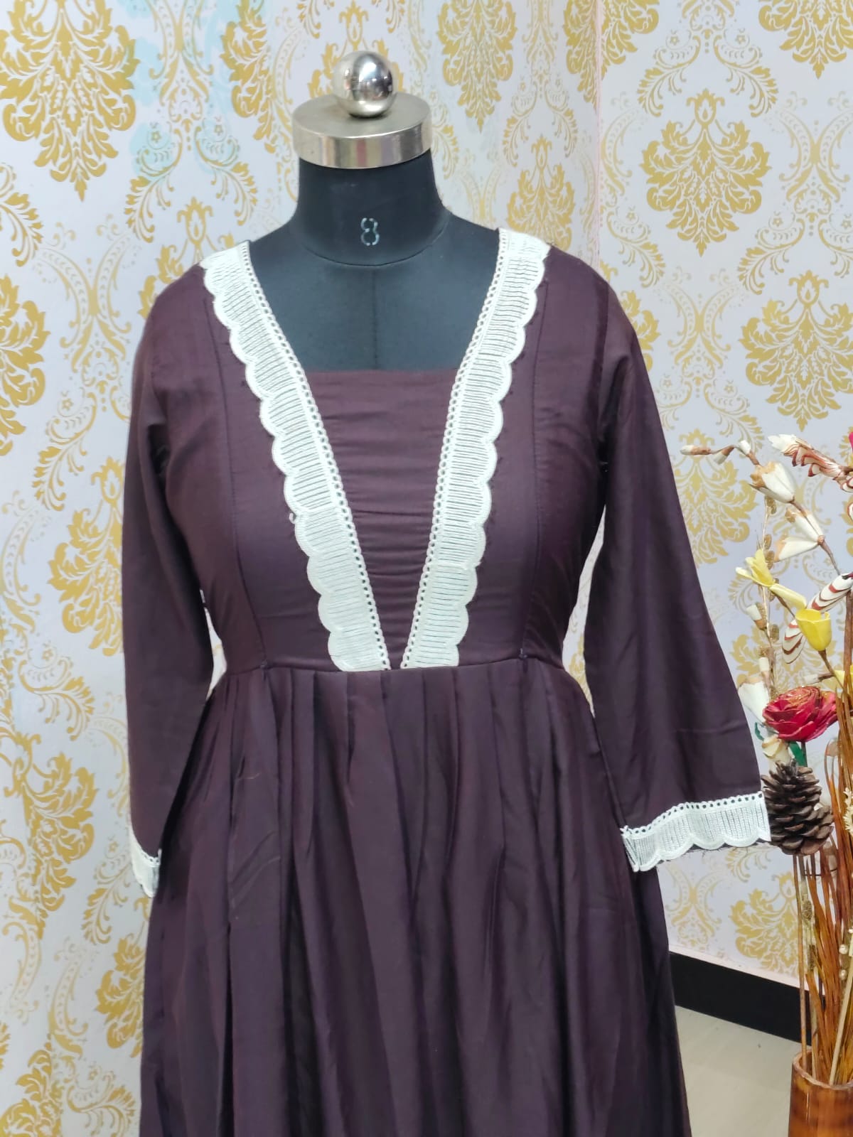 Muslin Feeding Frock  IFF66