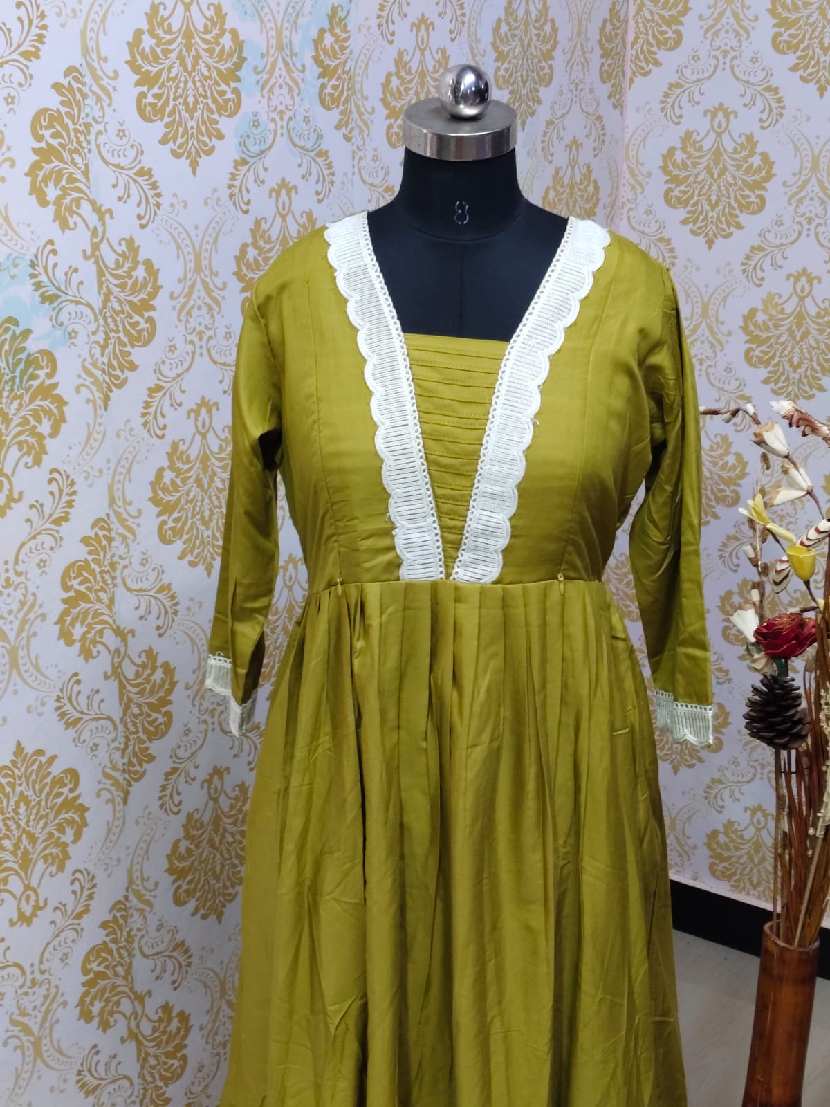Muslin Feeding Frock  IFF67