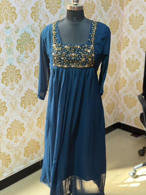 Georgette Floral Frock GFF67