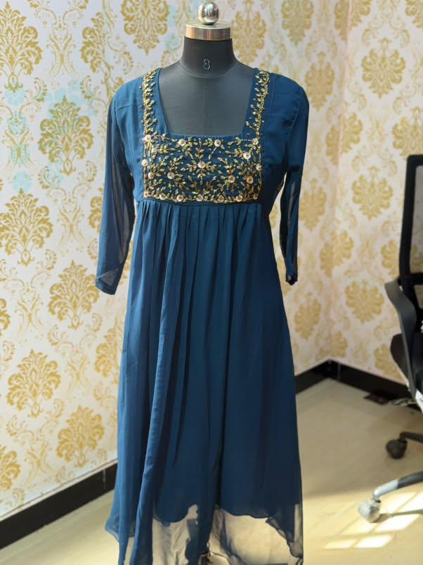 Georgette Floral Frock GFF67