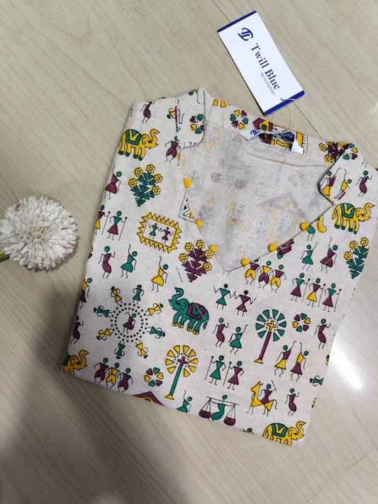 Kalamkari Kurtis KK67