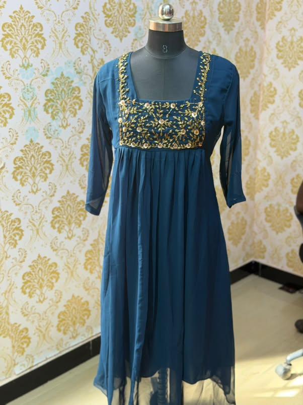 Georgette Floral Frock GFF67