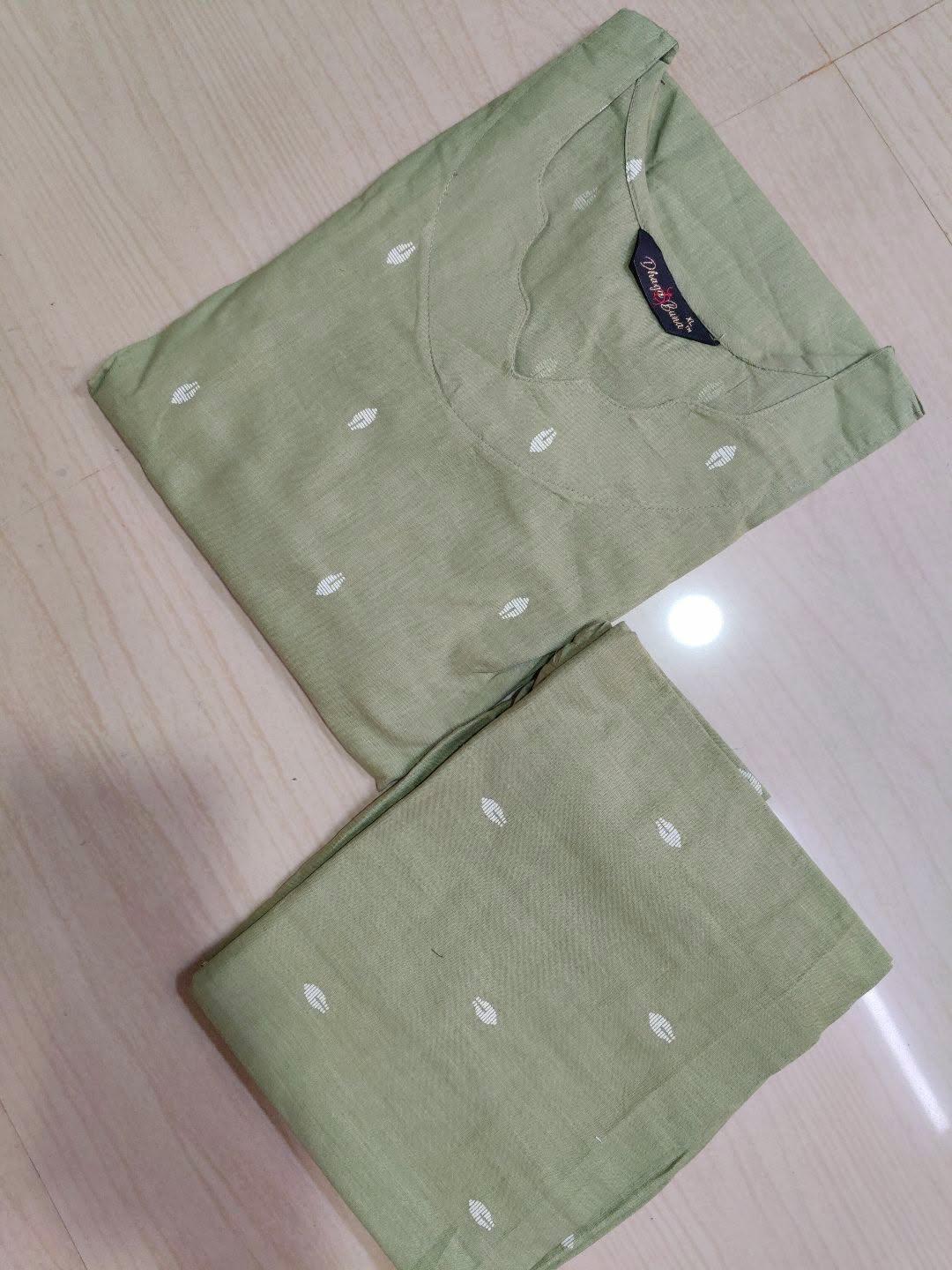 V neck Kurthi with Pant  ALN67