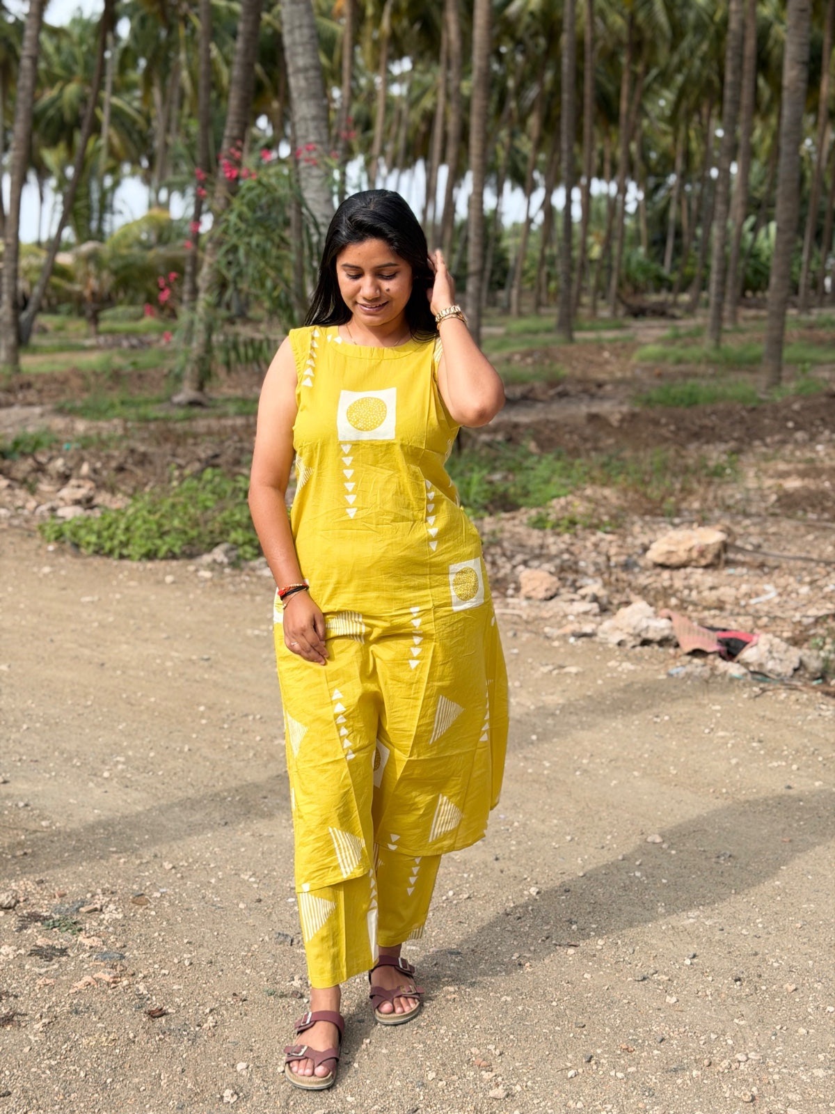 Premium Cotton A Line Kurti  VP67 (Sleeve Attached Inside)