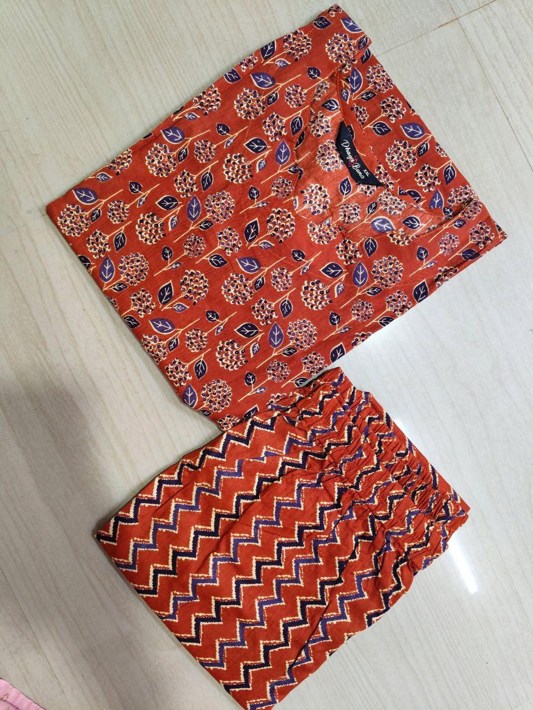 V neck Kurthi with Pant  ALN68