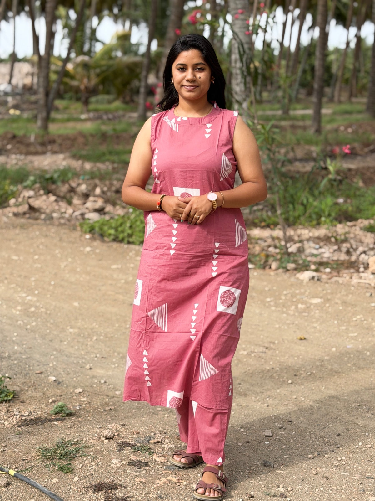 Premium Cotton A Line Kurti  VP68 (Sleeve Attached Inside)