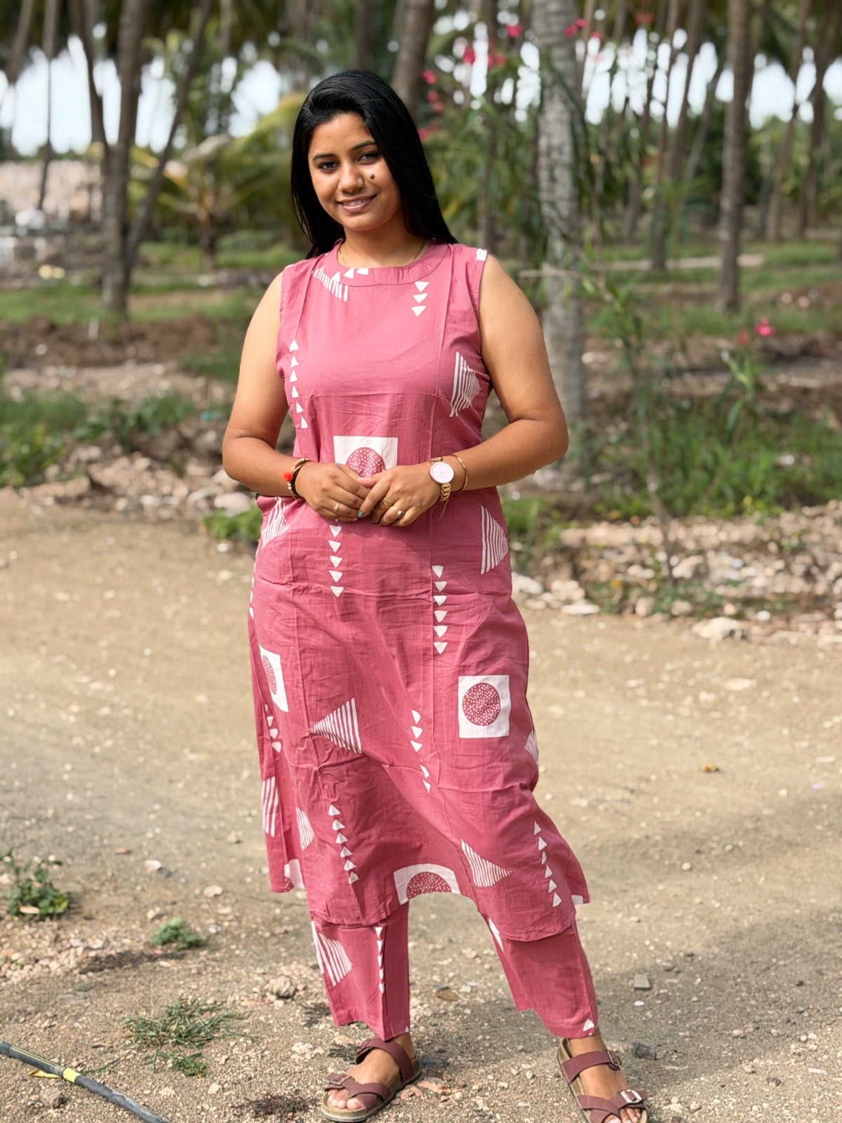 Premium Cotton A Line Kurti  VP68 (Sleeve Attached Inside)