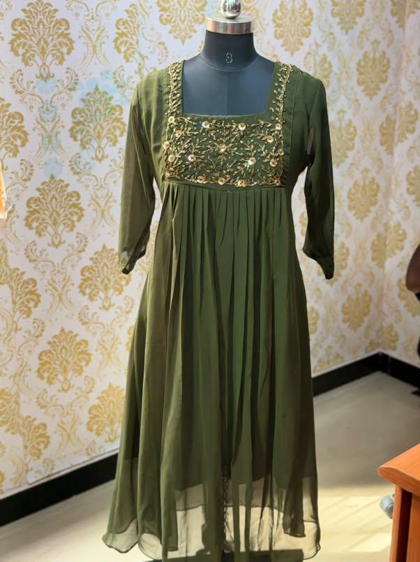 Georgette Floral Frock GFF69