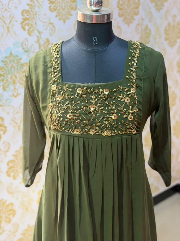 Georgette Floral Frock GFF69