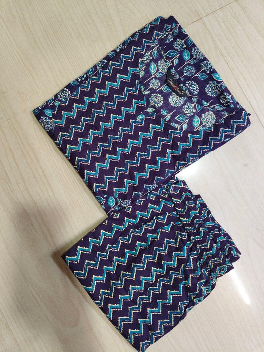 V neck Kurthi with Pant  ALN69