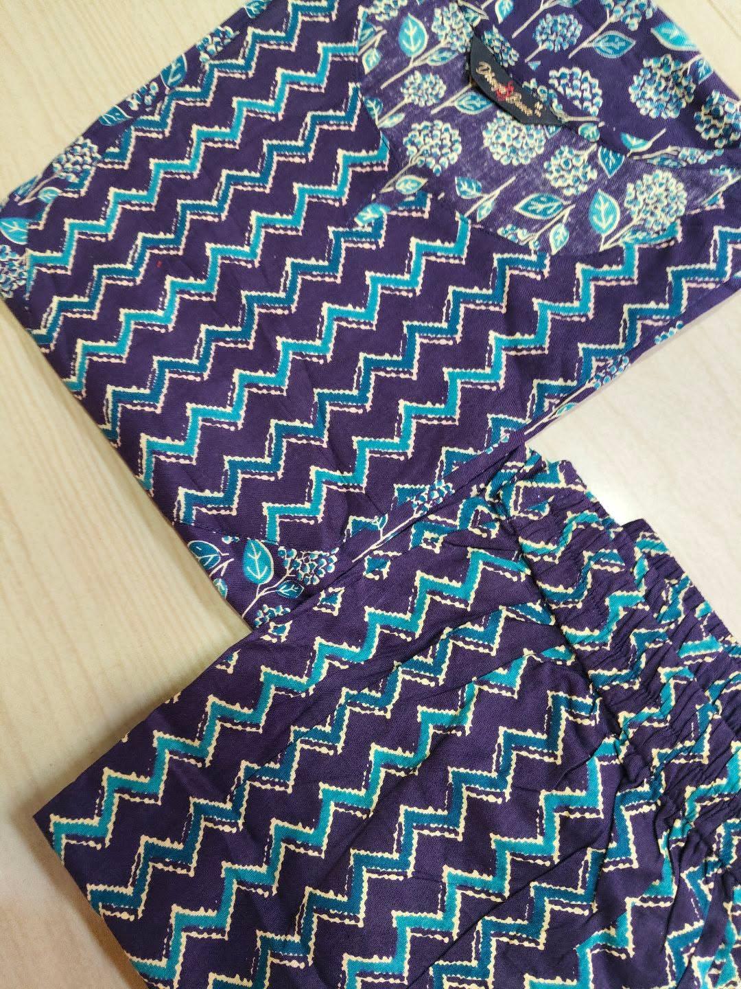 V neck Kurthi with Pant  ALN69