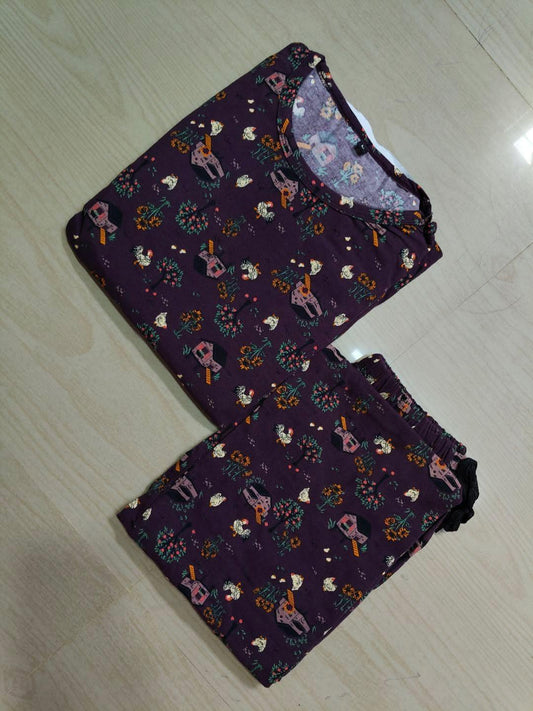Peplum Co ords (Night suits) - NS06