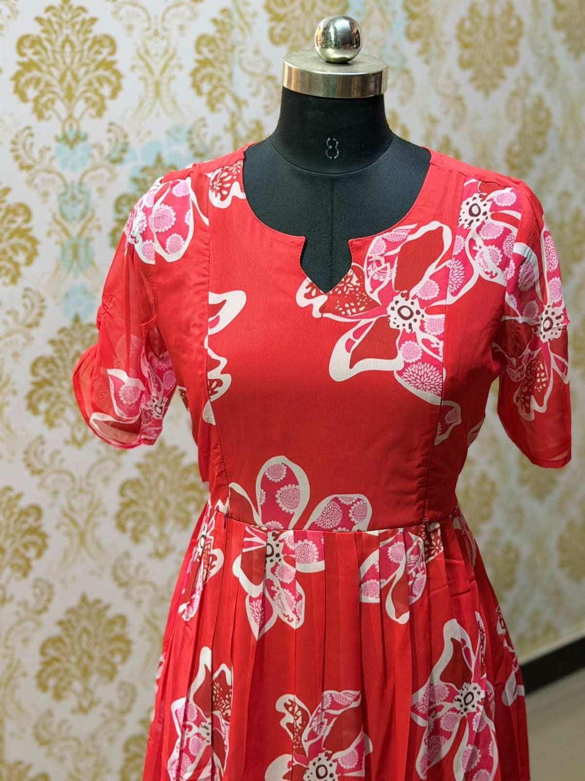Georgette Floral Frock GFF56