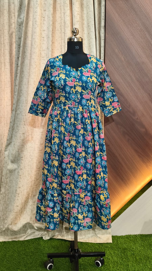 Cotton Kantha Frocks  CKF06
