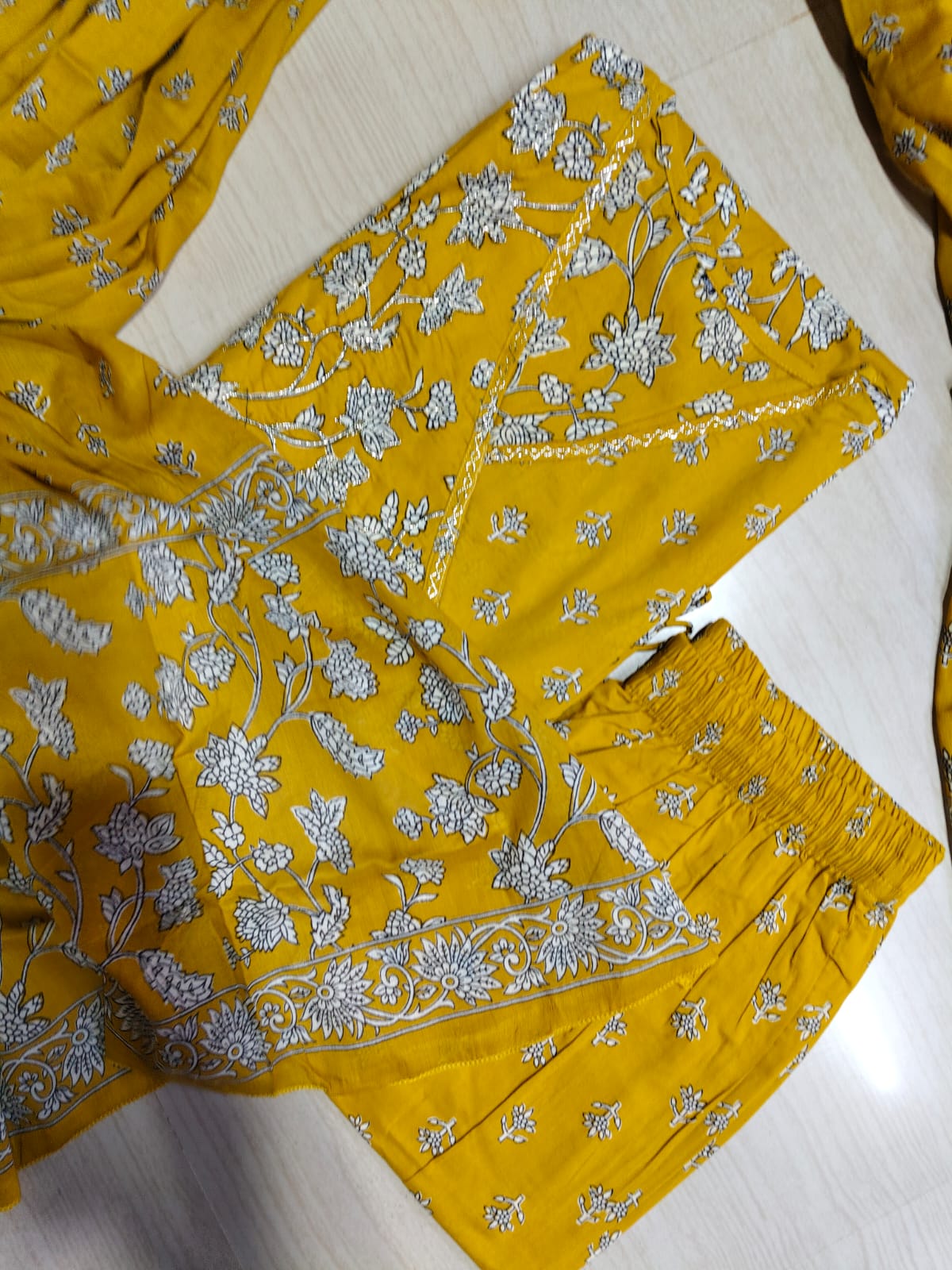 Cotton Floral Anarkali - CA71