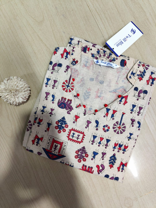 Kalamkari Kurtis KK71