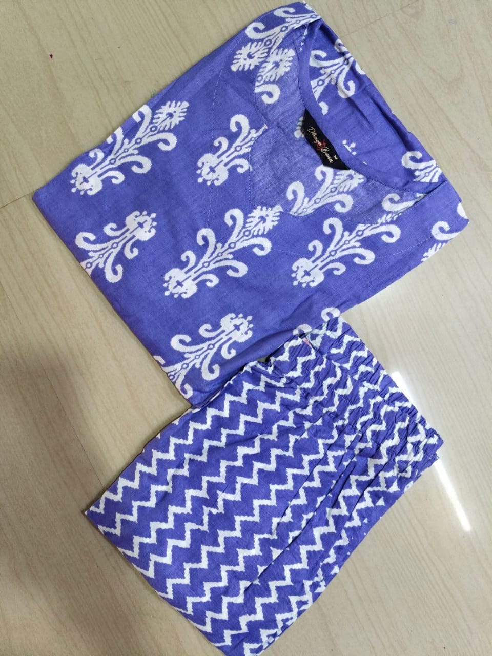 V neck Kurthi with Pant  ALN72