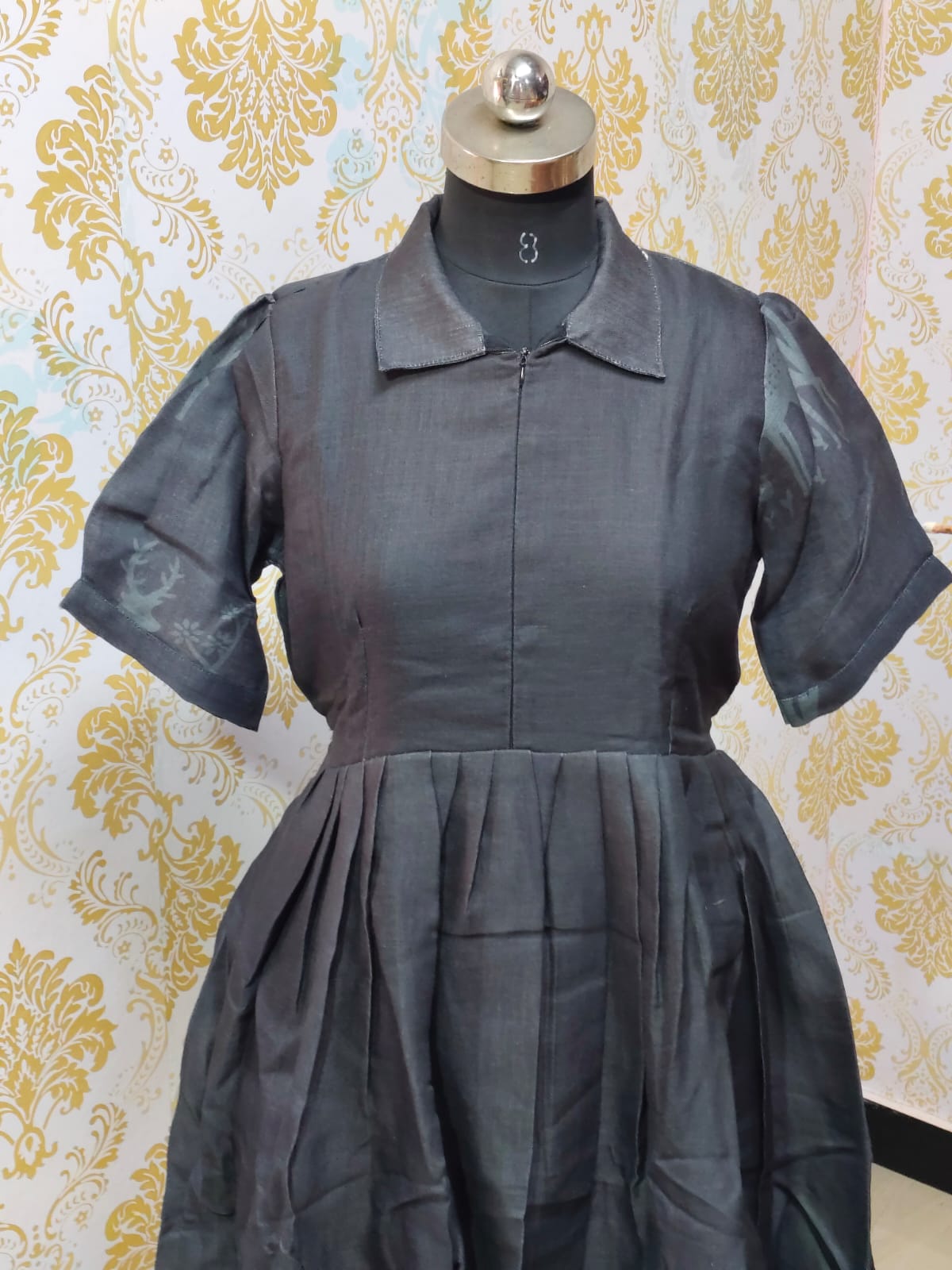 Linen Cotton Feeding Frock  IFF74