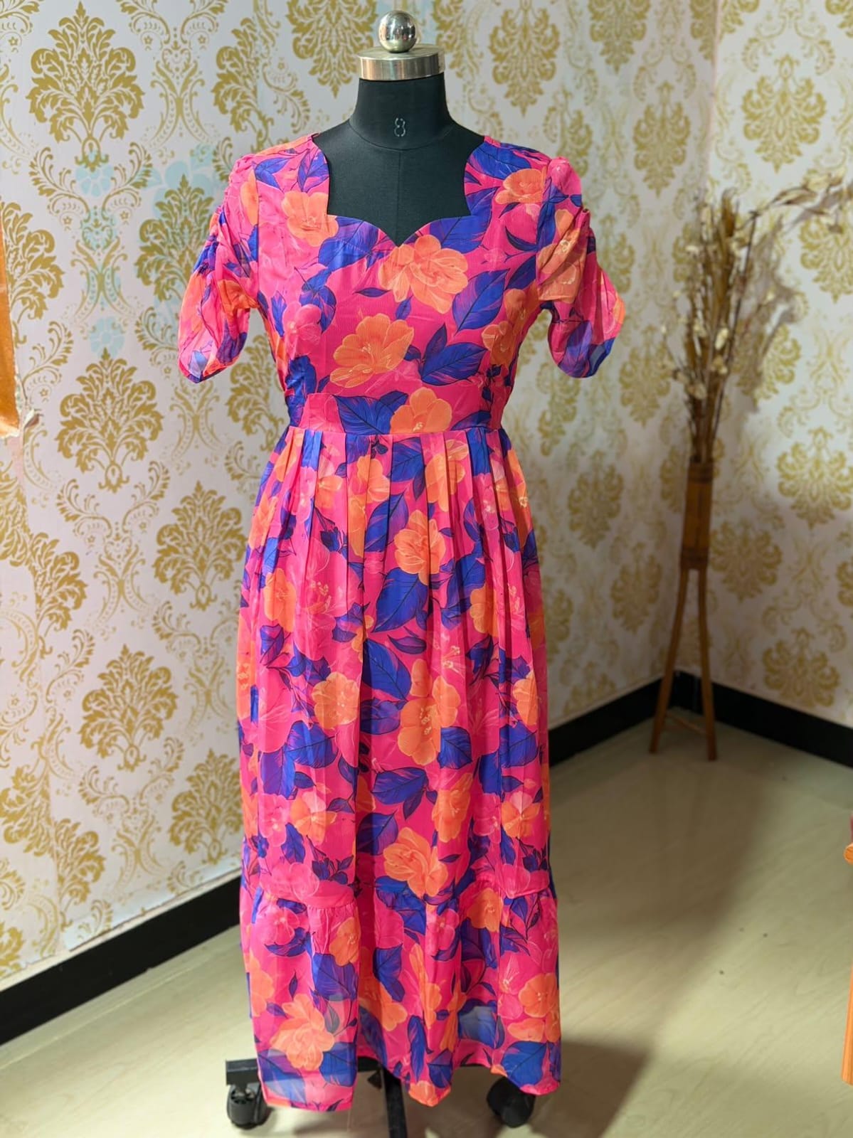 Georgette Floral Frock GFF75