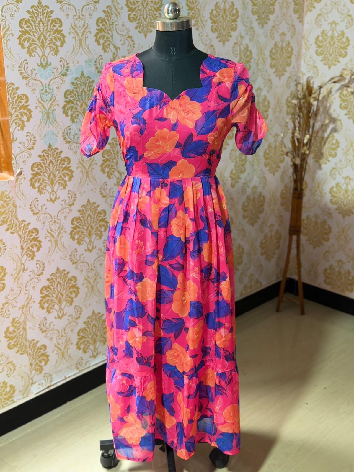Georgette Floral Frock GFF75