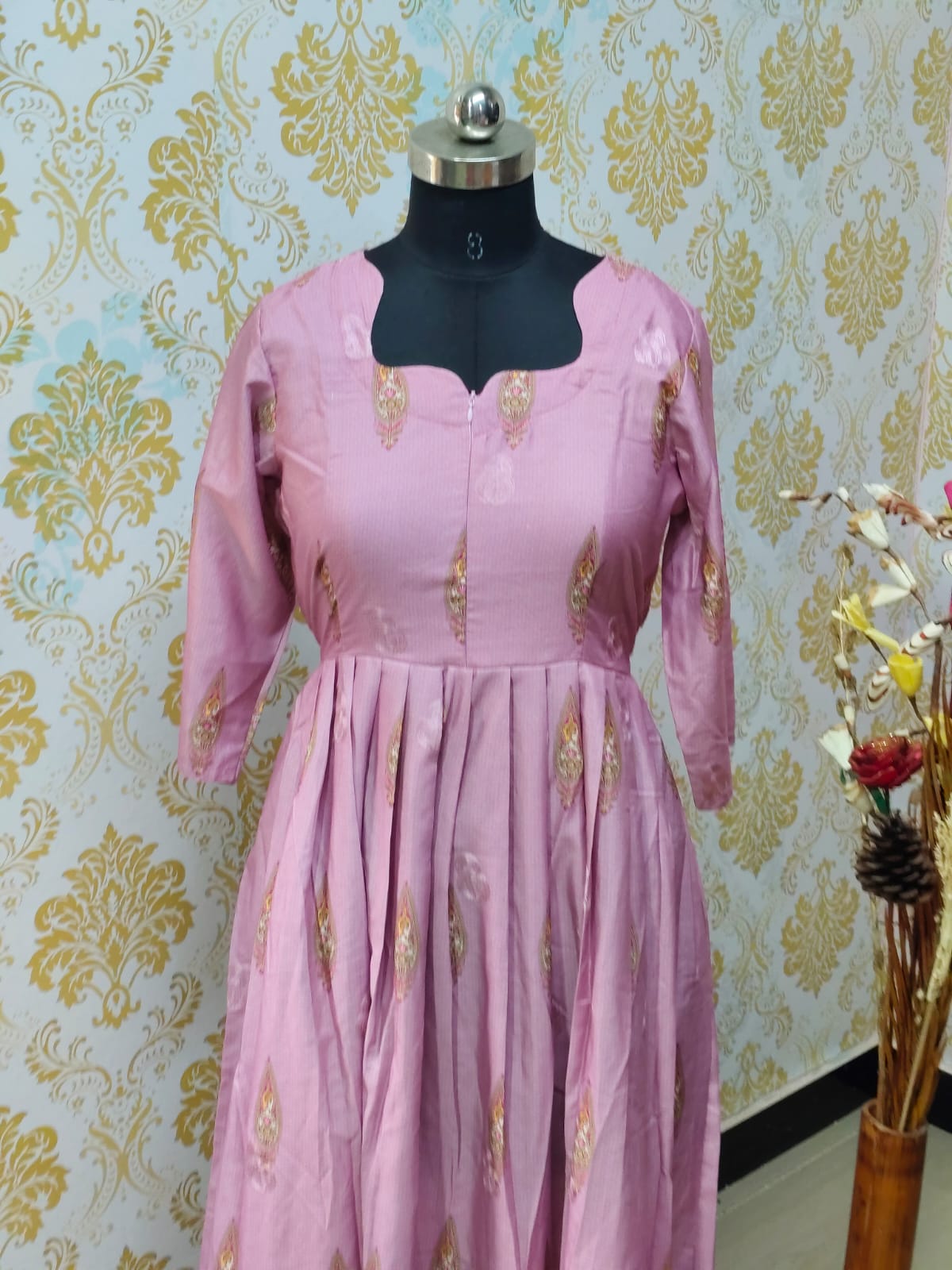 Muslin Feeding Frock  IFF77
