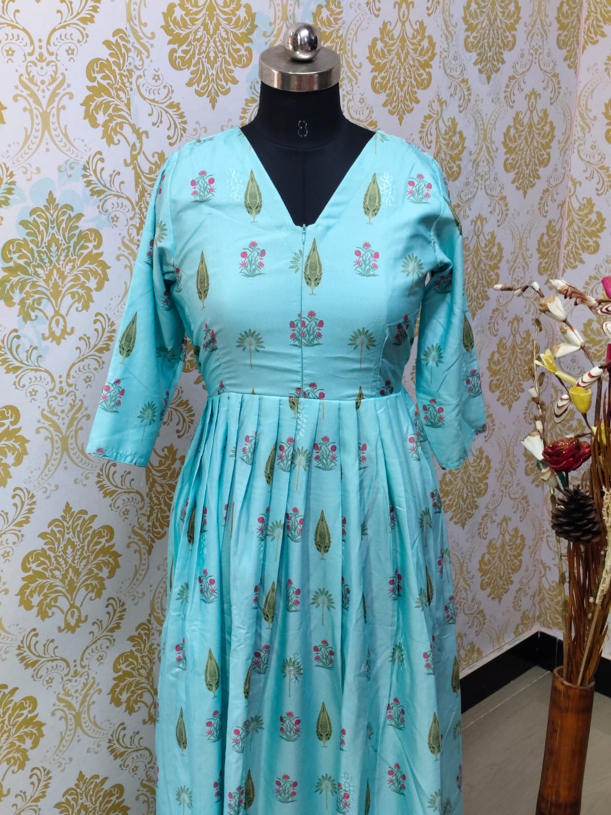 Muslin Feeding Frock  IFF79