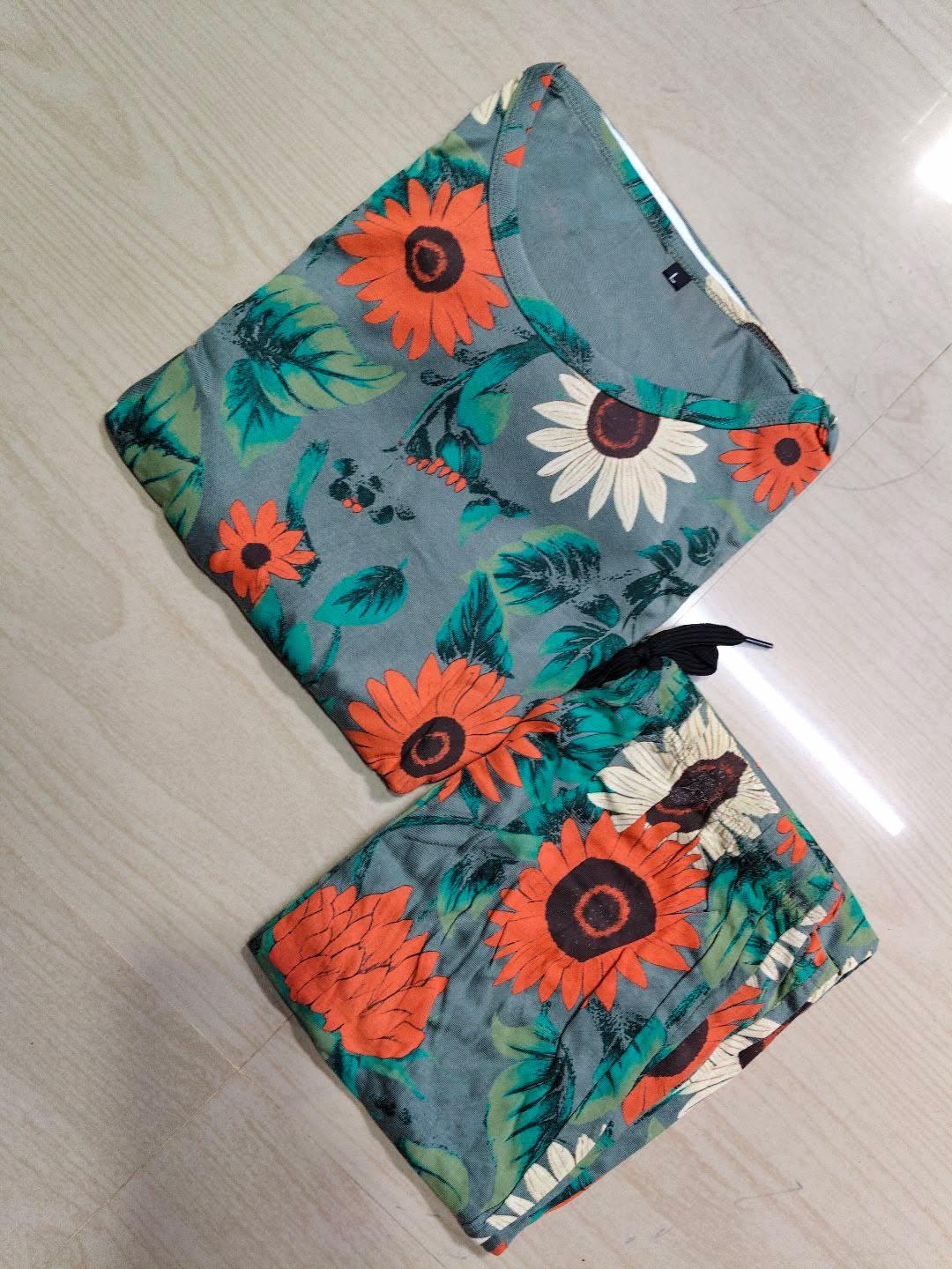 Peplum Co ords (Night suits) - NS07