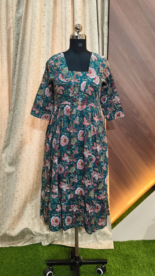 Cotton Kantha Frocks  CKF07