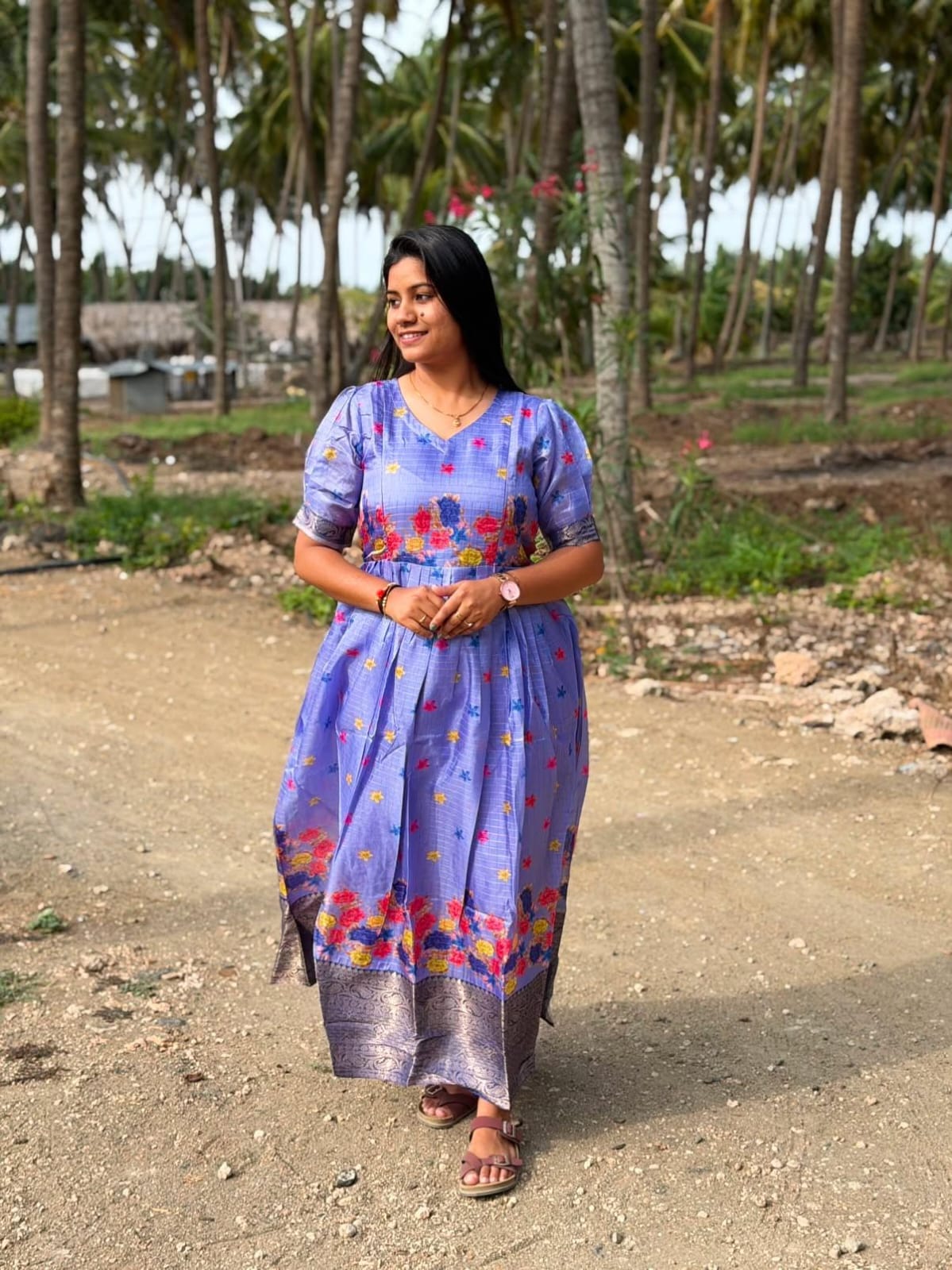 Muslin Feeding Frock GEF07