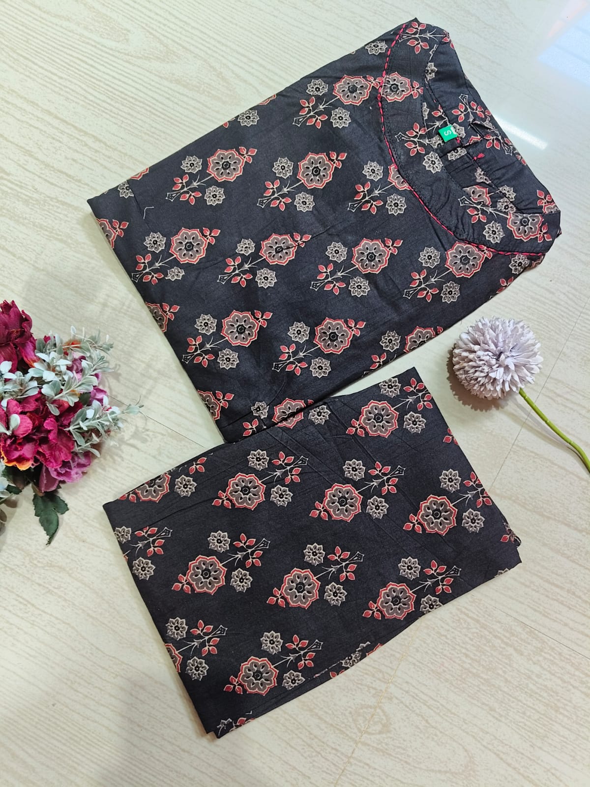 Cotton Kurti With Phant  CKP07