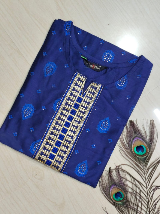 Embroidery Kurtis KN81