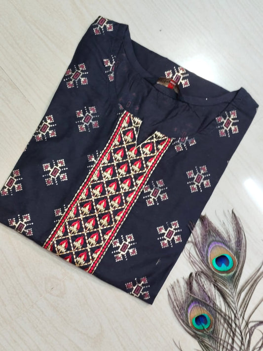 Embroidery Kurtis KN87
