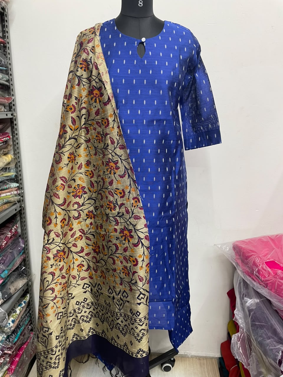Raw Silk Kurti  Set EW89