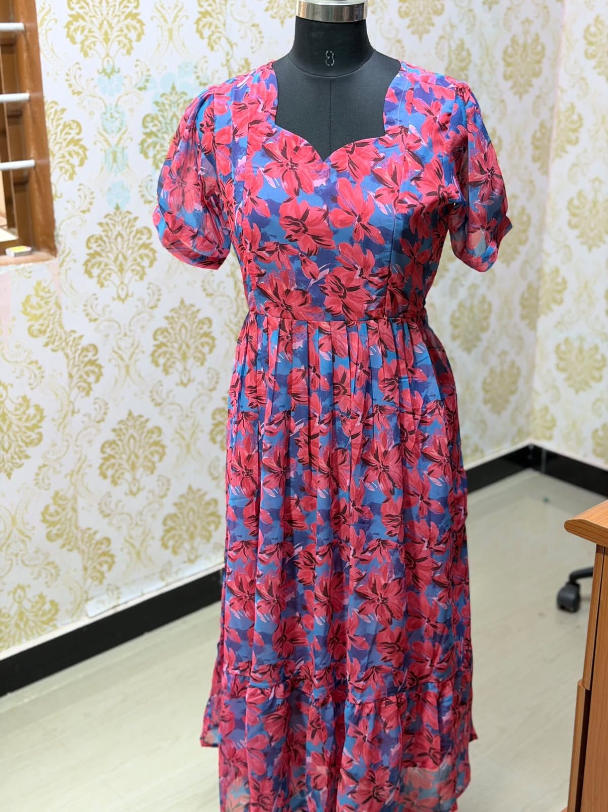 Georgette Feeding Frock FF08